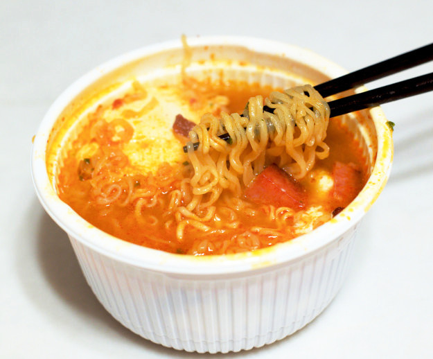 This recipe prepared with egg, cheese and spam